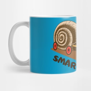 Be Smart, Cute clever Snail Mug